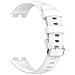 Cinturino Per Orologio In Silicone Morbido Per Huawei Band 10/9/8 (fibbia In Metallo) White - Foto miniatura 2