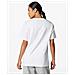 Go-to Embroidered Star Chevron Standard-fit T-shirt 10023876-a01, Unisex, Bianca, S - Foto miniatura 5