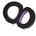 Cuscinetti Auricolari Di Ricambio Per Cuffie Sennheiser Hd800 - Nero /viola - Foto miniatura 1