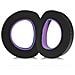 Cuscinetti Auricolari Di Ricambio Per Cuffie Sennheiser Hd800 - Nero /viola - Foto miniatura 3