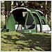 Tenda da Campeggio a Tunnel per 4 Persone Verde Impermeabile - Foto miniatura 1
