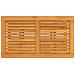 Tavolino da Caffè 110x55x45 cm in Legno di Acacia Massello - Foto miniatura 7