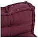 Cuscino per Divano Pallet 2 pcs Bordeaux Tessuto - Foto miniatura 4