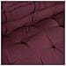 Cuscino per Divano Pallet 2 pcs Bordeaux Tessuto - Foto miniatura 5