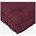 Cuscino per Divano Pallet 2 pcs Bordeaux Tessuto - Foto miniatura 6