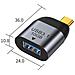 Adattatore Usb Femmina A Type-c Maschio - Trasferimento Dati Ad Alta Velocità 10gbps - Foto miniatura 4