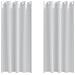 Tende con tende 2 pcs Grigio Chiaro Poliestere - Foto miniatura 1