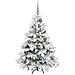 Albero di Natale artificiale con 150 LED Bianco 120 cm PE e PVC - Foto miniatura 3
