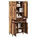 Credenza con cassetto 2 pcs Legno vecchio Legno multistrato - Foto miniatura 3
