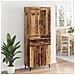 Credenza con cassetto 2 pcs Legno vecchio Legno multistrato - Foto miniatura 4