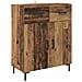 Credenza con cassetto 2 pcs Legno vecchio Legno multistrato - Foto miniatura 6