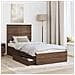 Letto con Contenitore con testiera Rovere Marrone 75 x 190 cm - Foto miniatura 3