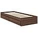 Letto con Contenitore con testiera Rovere Marrone 75 x 190 cm - Foto miniatura 6