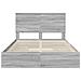 Letto con Contenitore con testiera Grigio Sonoma 140 x 200 cm - Foto miniatura 8