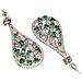 Collezione Diva Orecchini Floreali Vintage in Zirconia - Foto miniatura 2