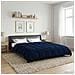 Duvet Invernale Trapuntato Blu Scuro 220 x 240 cm Microfibra - Foto miniatura 2