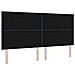 Testiera LED Blu Scuro 200 cm Pelle Sintetica - Foto miniatura 7