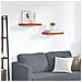 Scaffale da parete 2 pcs Rosso 40 x 23,5 x 4 cm - Foto miniatura 2