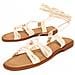 Sandali Bassi Cordoplan Bianchi Bianco Materiale Sintetico - Foto miniatura 1