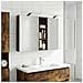 Set di Armadi da Bagno con porta 3 pcs 100 x 10,5 x 60,5 cm - Foto miniatura 4