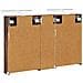 Set di Armadi da Bagno con porta 3 pcs 100 x 10,5 x 60,5 cm - Foto miniatura 9