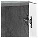 Armadio da Notte 2 pcs Grigio Cemento 43 x 34,5 x 47 cm - Foto miniatura 9