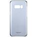 Cover in TPU per Galaxy S8 Colore Blu e Trasparente - Foto miniatura 3