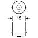Set 10 dine Sferic. r10w 12v. 10w Ba15s Scatola - Foto miniatura 8
