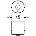 Set 10 dine Sferic. r10w 12v. 10w Ba15s Scatola - Foto miniatura 3