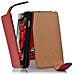 Custodia Compatibile Con Lg Optimus L7 Ii In Rosso Cremisi - Coperchio Protettivo In Design Flip Realizzato In Similpelle Testurizzata - Foto miniatura 3