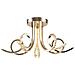 Lampada A Soffitto Laveda, Plafoniera, Da Parete, Oro Metallo, Cristallo, 64 X 64 X 34 Cm, 5 X Led, 16w, 4260lm, 3000k - Foto miniatura 1