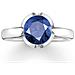 Gioielleria 034-048-32-52. Anello, Colore Blu Argento. Donna. - In ordine - Foto miniatura 2