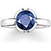 Gioielleria 034-048-32-52. Anello, Colore Blu Argento. Donna. - In ordine - Foto miniatura 3