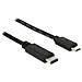 0.5m, USB2.0-C / USB2.0 Micro-B 0.5m Micro-USB B USB C Nero cavo USB - Foto miniatura 1