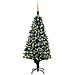 Set Albero Natale Artificiale con LED Palline e Pigne 210 cm - Foto miniatura 1