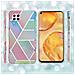 Custodia Compatibile Con Huawei P40 Lite In Marmo Arcobaleno No. 11 - Coperchio Protettivo In Silicone Tpu Con Motivo A Mosaico - Foto miniatura 6