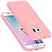 Custodia Compatibile Con Samsung Galaxy S6 Edge In Liquid Rosa - Coperchio Protettivo In Silicone Tpu Flessibile - Foto miniatura 1