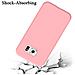 Custodia Compatibile Con Samsung Galaxy S6 Edge In Liquid Rosa - Coperchio Protettivo In Silicone Tpu Flessibile - Foto miniatura 4