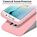 Custodia Compatibile Con Samsung Galaxy S6 Edge In Liquid Rosa - Coperchio Protettivo In Silicone Tpu Flessibile - Foto miniatura 5