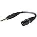 cavo adattatore Xlr (m) / jack Stereo 0,15 m Bk - Foto miniatura 2
