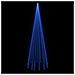 Albero Di Natale Pennone Blu 732 Led 500 Cm - Foto miniatura 4