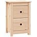Comodino 40x35x61,5 Cm In Legno Massello Di Pino - Foto miniatura 1
