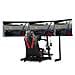 Elite Supporto Indipendente in Alluminio per Monitor Triplo 21"- 43" / Singolo Monitor da 65" - Nero - Foto miniatura 4