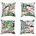 Cuscini Decorativi 4 Pz Multicolore 54x55x12 Cm In Tessuto - Foto miniatura 2
