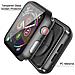 Proteggi Schermo Apple Watch 4/5/6 (44 Mm) Apple Watch Se (44 Mm) Vetro Temperato Nero - Foto miniatura 14