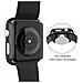 Proteggi Schermo Apple Watch 4/5/6 (44 Mm) Apple Watch Se (44 Mm) Vetro Temperato Nero - Foto miniatura 9