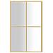 Parete per Doccia Walk-in Vetro Trasparente ESG 118x195 cm Oro - Foto miniatura 3