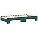 Divano Letto Estraibile Cassetti Verde Scuro 100x200cm Velluto - Foto miniatura 8