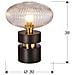 Lampada Da Tavolo Norma 1l Black Brass - Foto miniatura 7