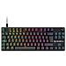 NS-KB-SERIKEV2-TKL tastiera USB QWERTY Spagnolo Nero - Foto miniatura 1